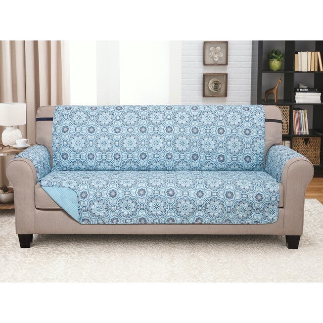 Xl Sofa Furniture Protector, STARBURST AQUA, hi-res image number null
