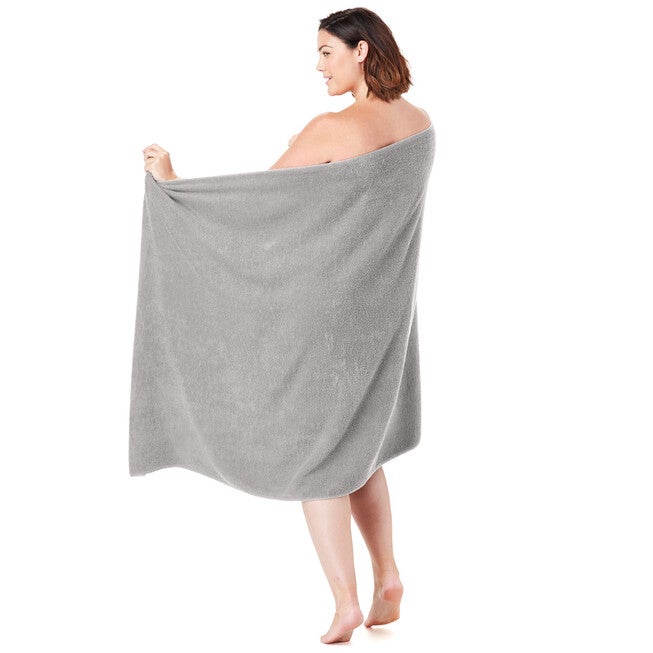 XXL Bath Sheet, SILVER, hi-res image number null