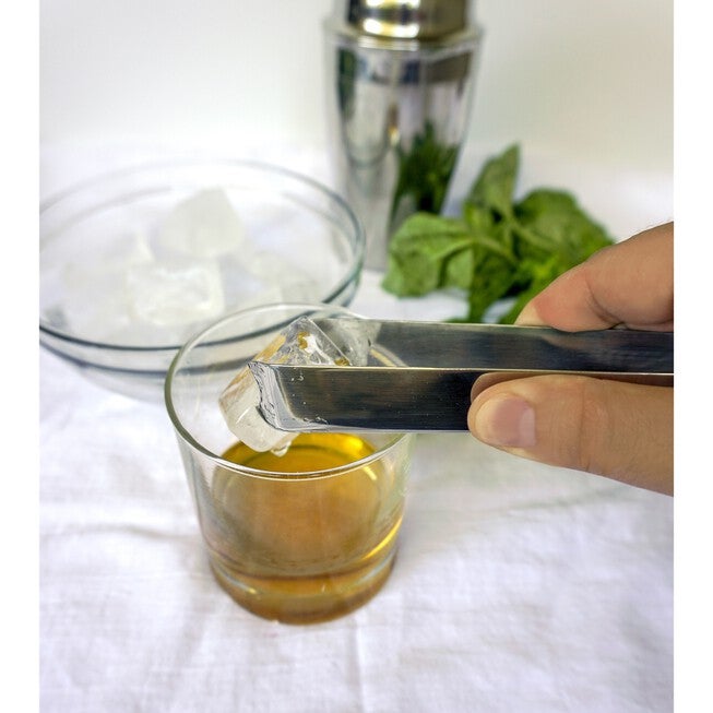 Cocktail Ice Tongs Stainless Steel, , alternate image number null