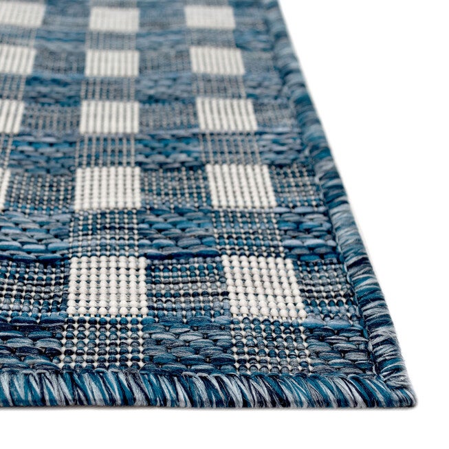 Liora Manne Carmel Gingham Indoor/Outdoor Rug, , alternate image number null