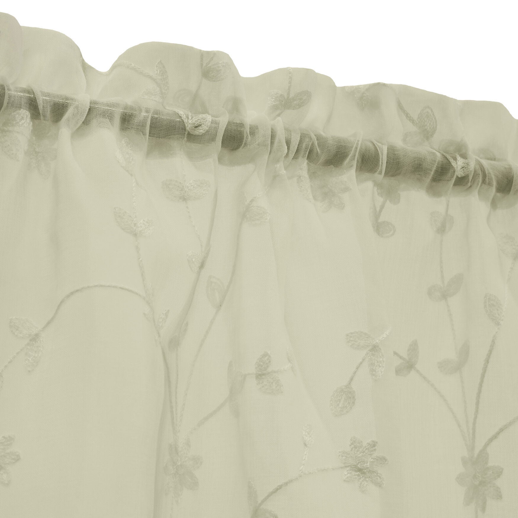 Grandeur Sheer Pole Top Balloon Curtain, , alternate image number 2