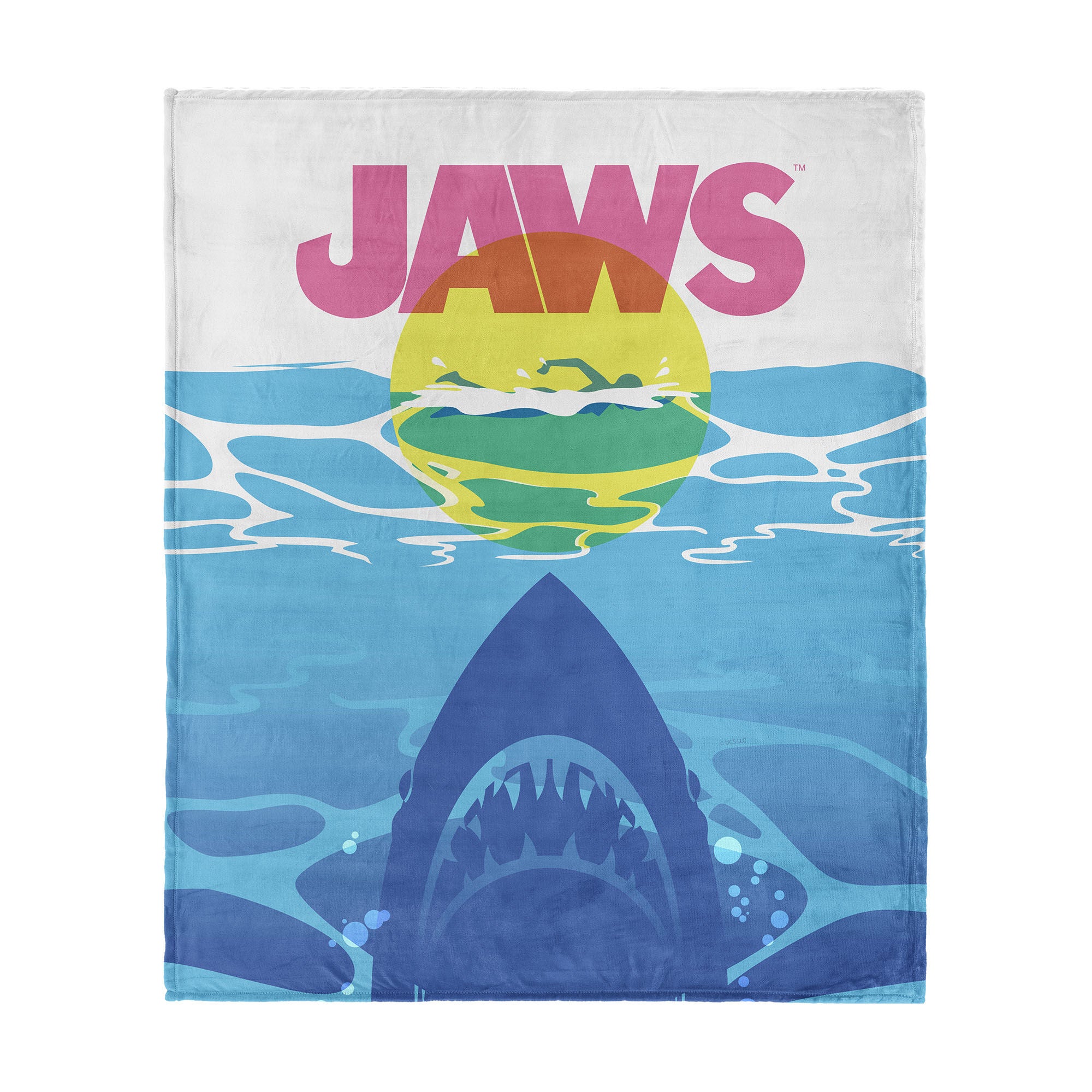 Jaws Silk Touch Throw Blanket 40x50 inches, POSTER, hi-res image number 0