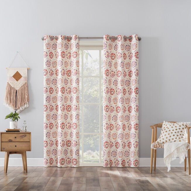 Indra Sun Zero 99% Blackout Solid Woven Grommet Panel, MULTI, hi-res image number null