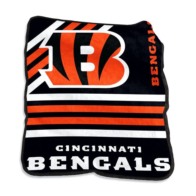 Cincinnati Bengals Raschel Throw Home Textiles, MULTI, hi-res image number 0