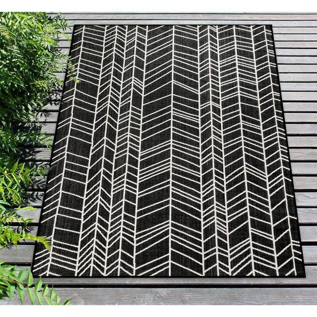 Liora Manne Carmel Chevron Indoor/Outdoor Rug, , alternate image number null