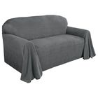 Coral Fleece Throw Loveseat Furniture Cover, , on-hover image number null