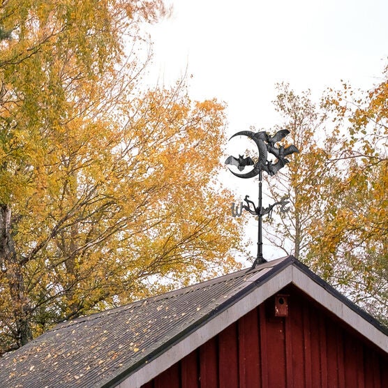 Halloween Bat Rooftop Weathervane, , on-hover image number null