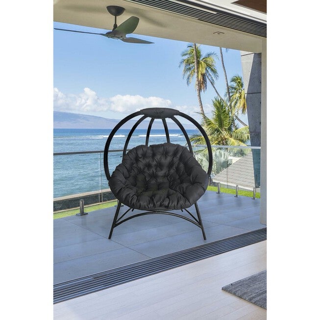 Cozy Ball Chair in Overland Black, , alternate image number null
