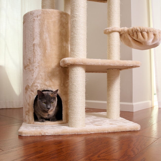 Armarkat Royal Perch Cat Mansion Tree A8402, BEIGE, alternate image number null