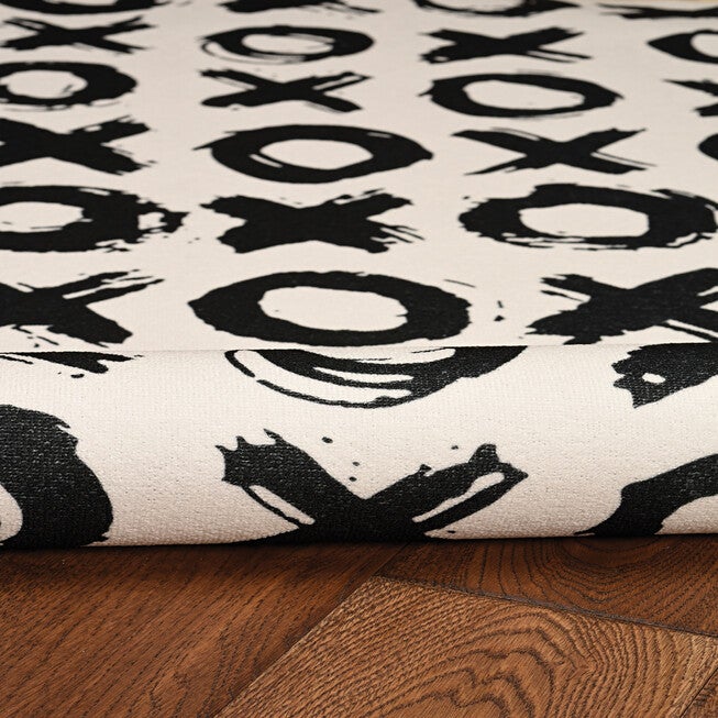Washable Maybell Ivory/Black Rug, , alternate image number null