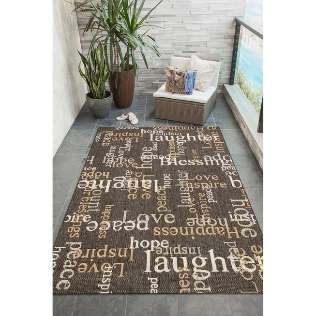 Liora Manne Portofino Sentiments Indoor/Outdoor Rug, , alternate image number 5