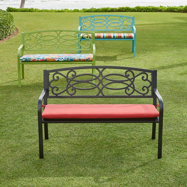 Steel Garden Bench, , alternate image number null