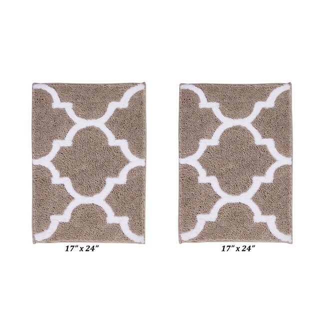 Marrakesh Collection 100% Polyester 2 Piece (17 inches X 24 inches | 17 inches X 24 inches) Bath Rug Set, , on-hover image number null
