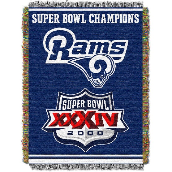 Rams Commemorative Series Throw, MULTI, hi-res image number null