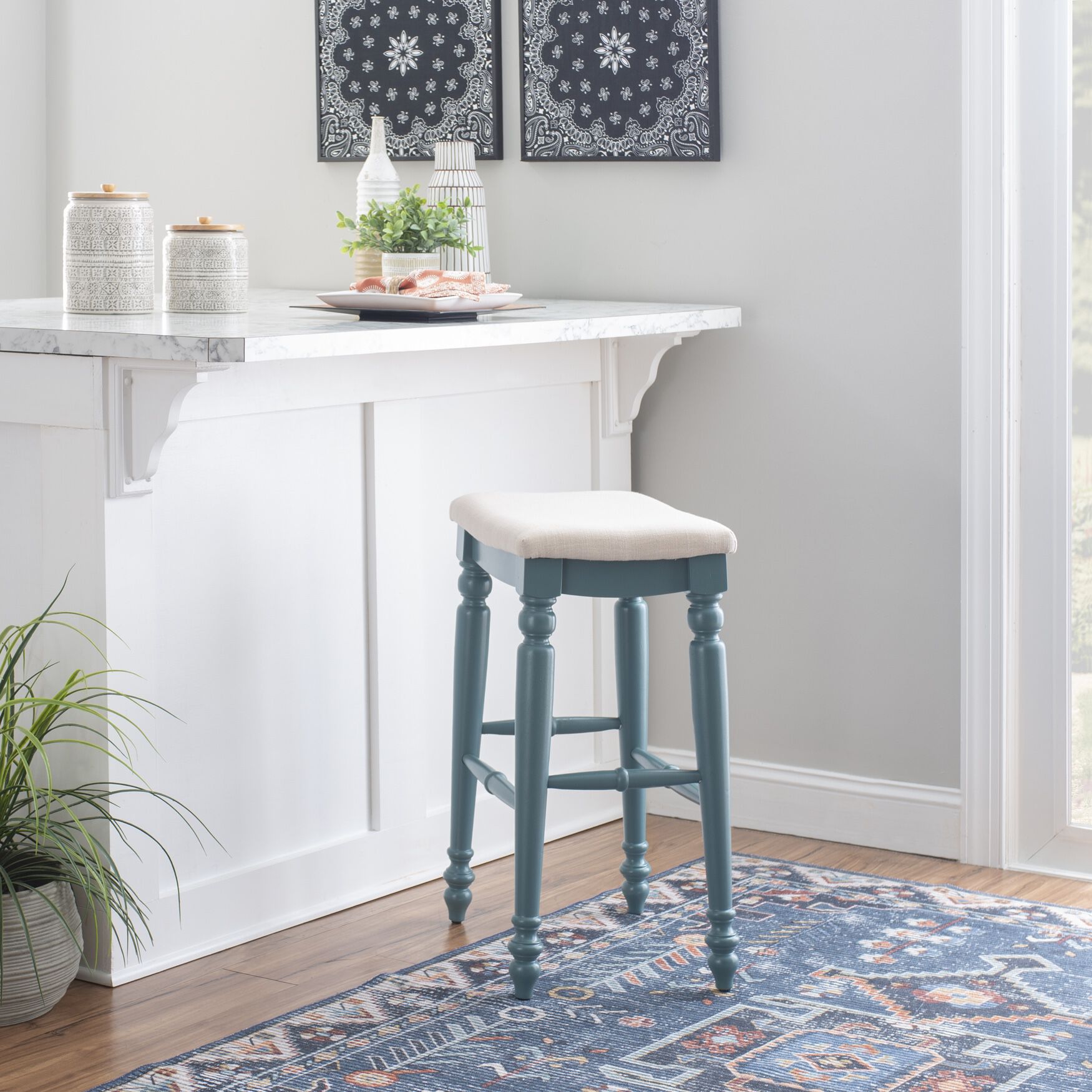 Marino Backless Barstool Backless Stools, , alternate image number 3