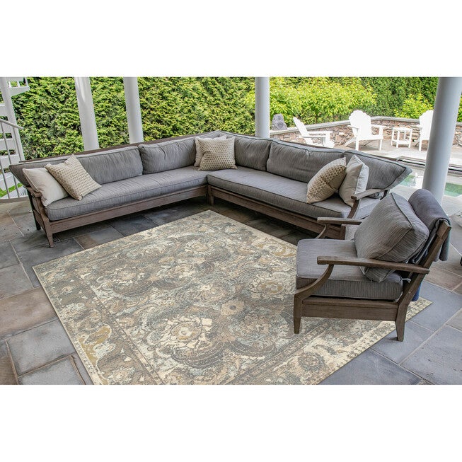 Liora Manne Marina Kashan Indoor/Outdoor Rug, , alternate image number null