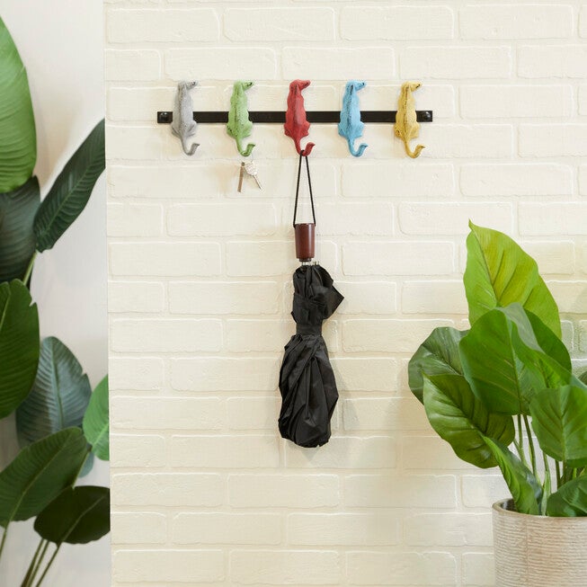 Multi Colored Metal Farmhouse Wall Hook Wall Hook, , alternate image number null