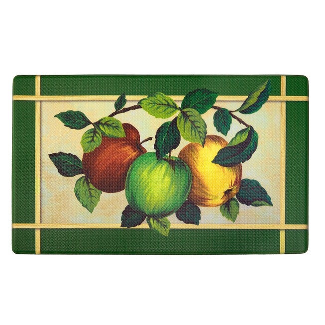 Anti-Fatigue Mat 18 inches x 30 inches, GREEN FRUIT, hi-res image number 0