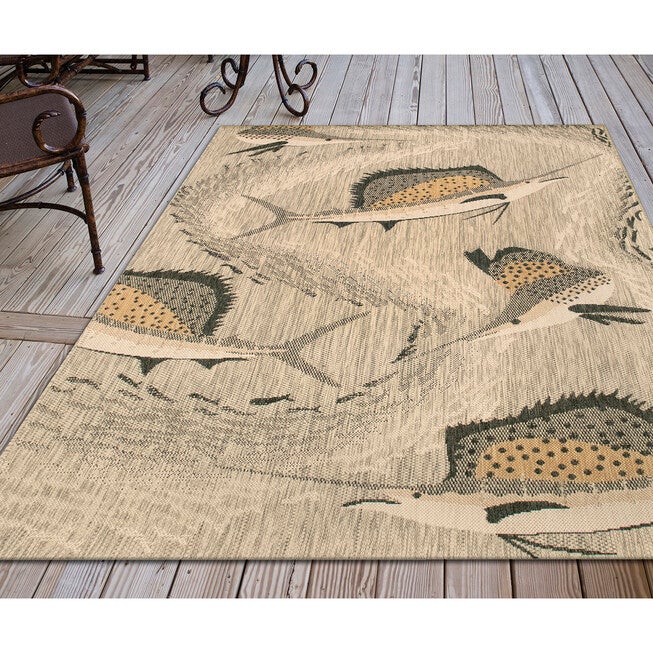 Liora Manne Portofino Sailfish Indoor/Outdoor Rug, , on-hover image number null