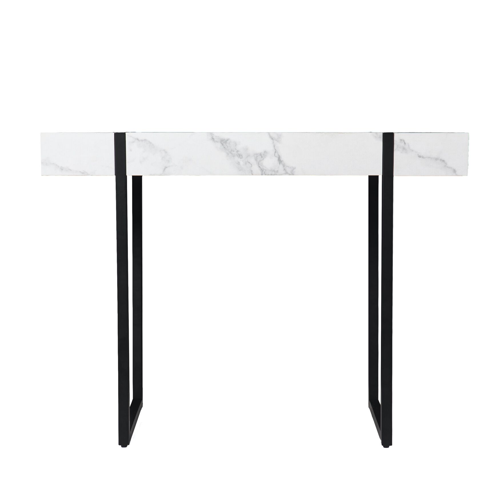 Rangley Modern Faux Marble Console Table, , on-hover image number 1