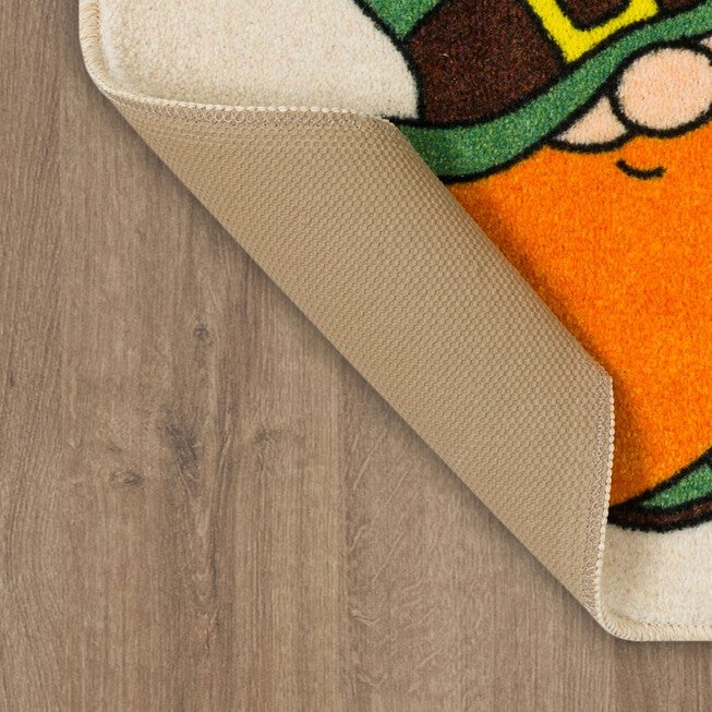 Leprechaun Clover Green Kitchen Rug, , alternate image number 2