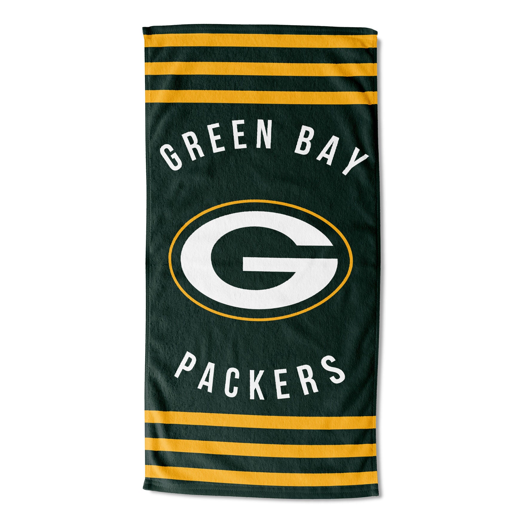 Packers Stripes Beach Towel, MULTI, hi-res image number 0