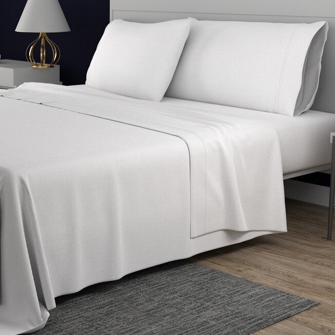 Portico Linen Blend 4 Piece Sheet Set Sheet Set, , alternate image number null