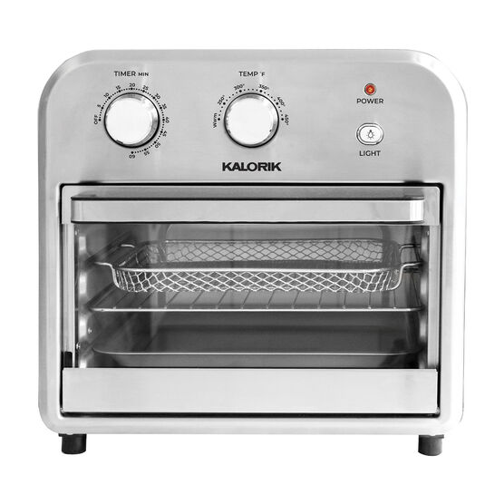 Kalorik 12 Quart Air Fryer Oven, Black/Stainless Steel, , on-hover image number null