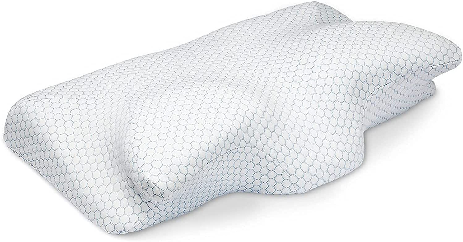 Sepoveda Contour Memory Foam Pillow, WHITE, hi-res image number 0