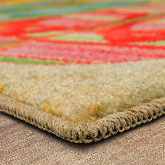 Flip Flops In Sand Multi Kitchen Rug, , on-hover image number null