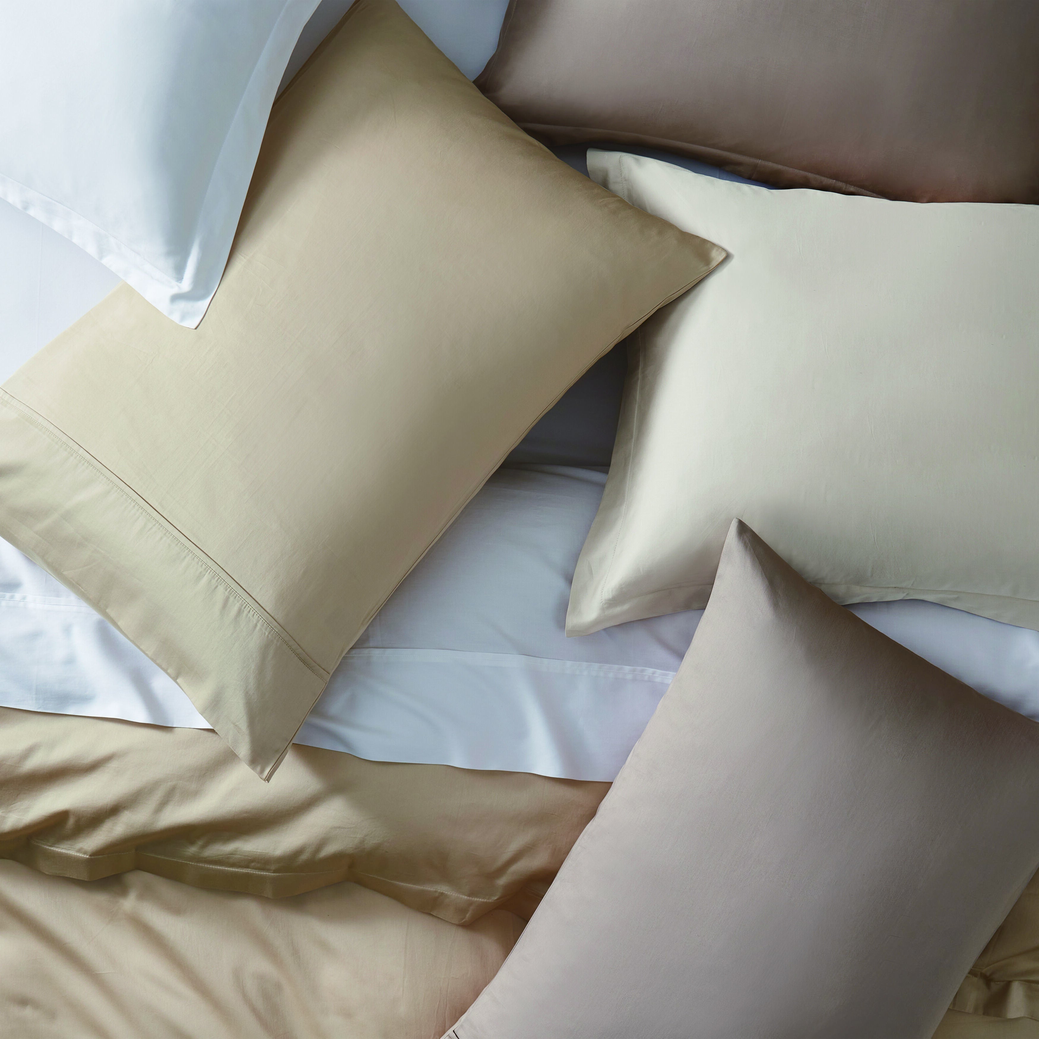 PREMIER SATEEN STANDARD PILLOW CASE PAIR, GRAPHITE, alternate image number 2