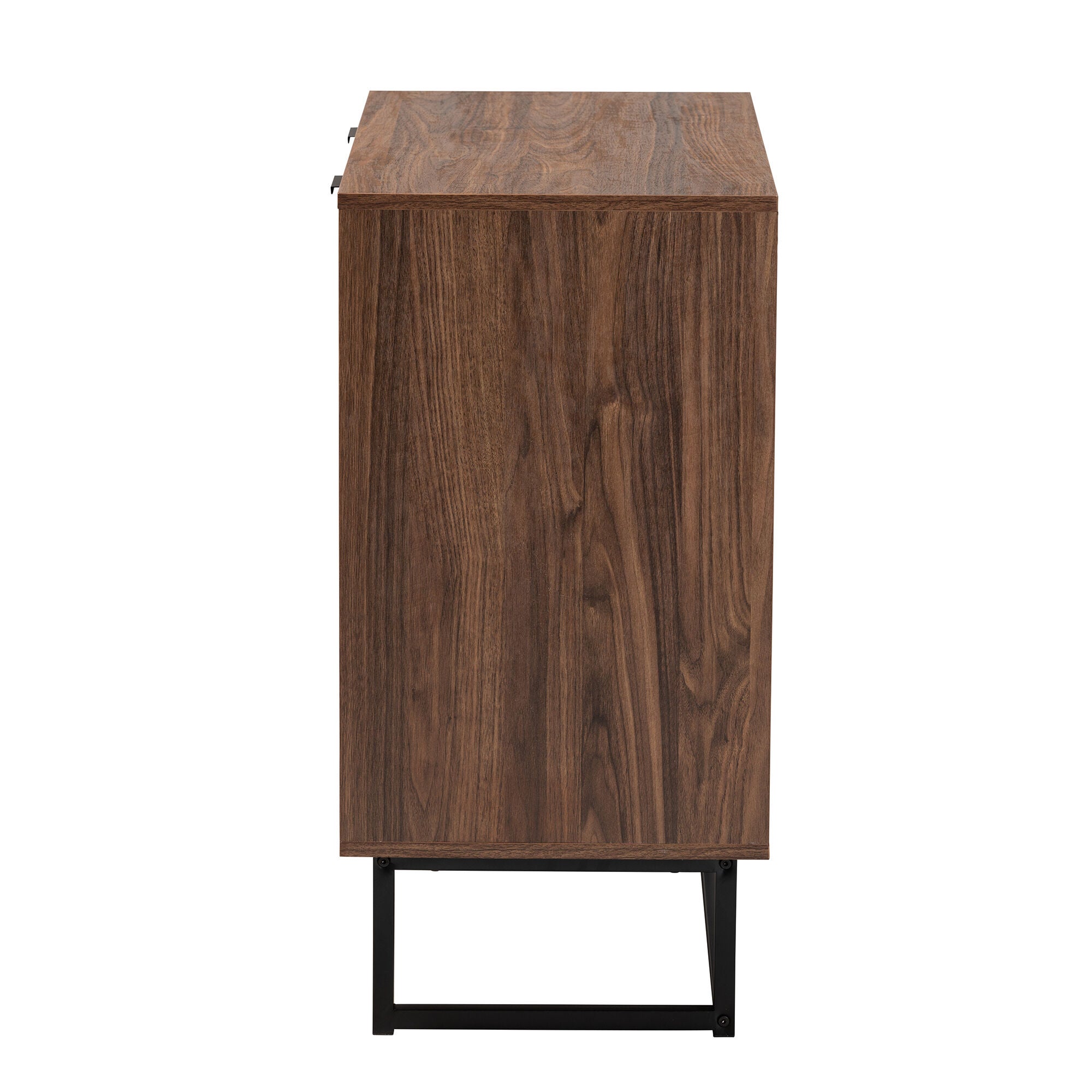 Sadia Modern Walnut Brown Finished Wood Storage Cabinet, BROWN, alternate image number 5