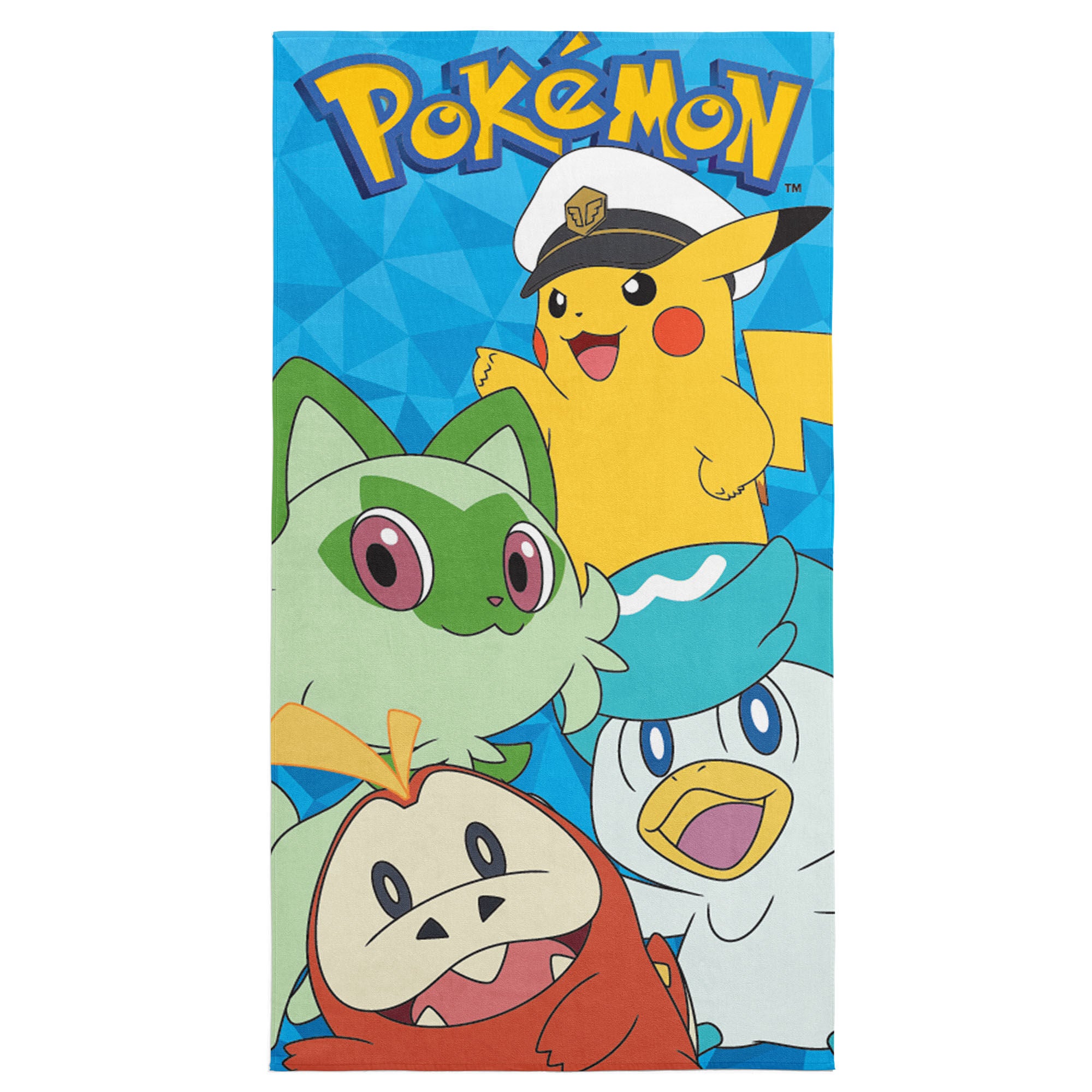 Pokemon Power Group Microfiber Beach Towel 30x60 inches, MULTI, hi-res image number 0