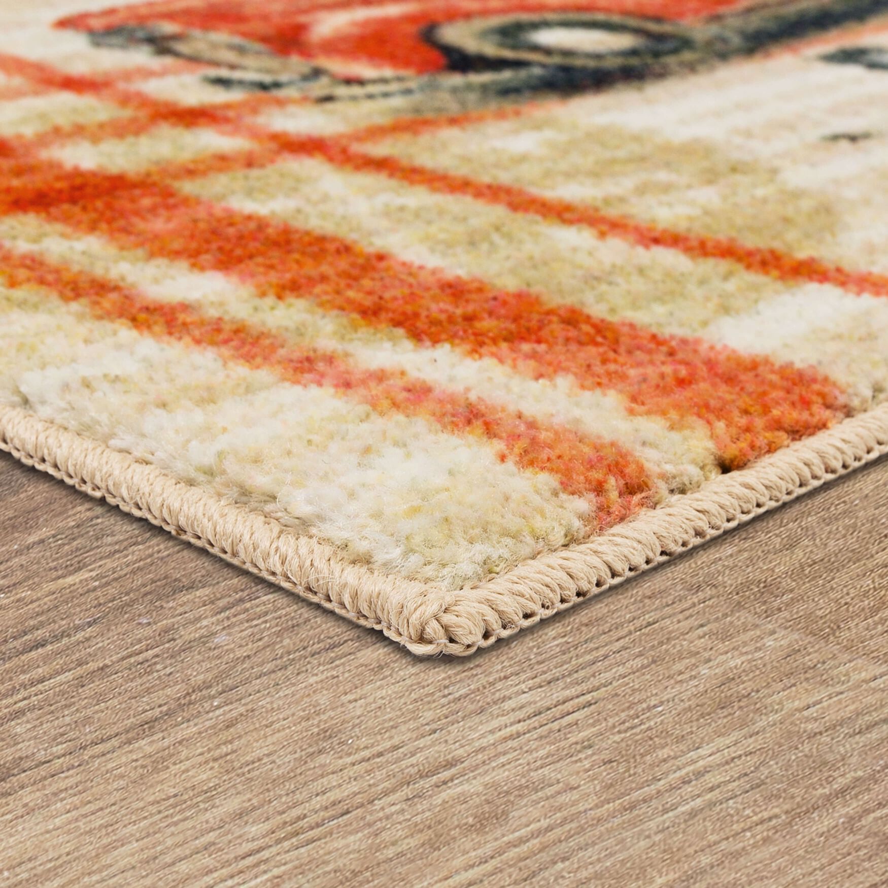 Farmhouse Frame Kitchen Rug, , on-hover image number 1