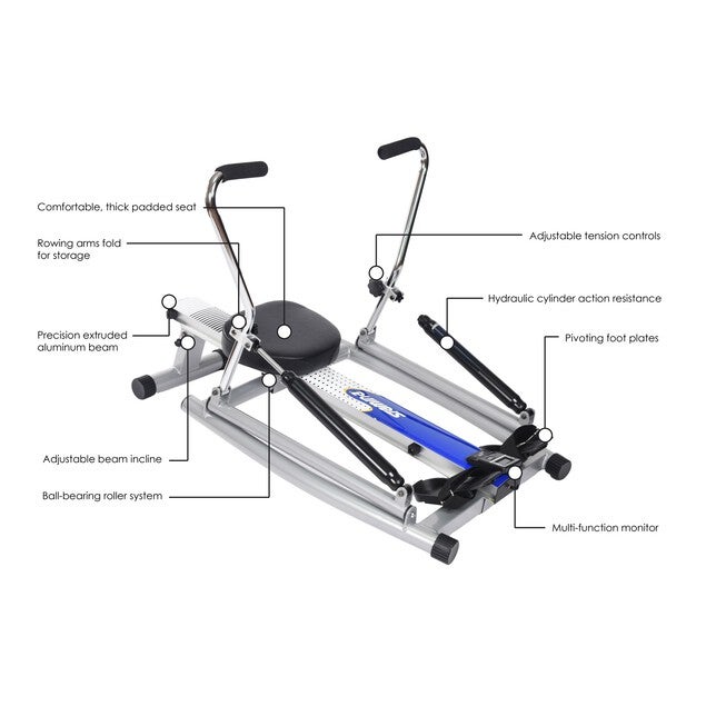 Stamina 1215 Orbital Rower w/Free Motion Arms, , alternate image number null
