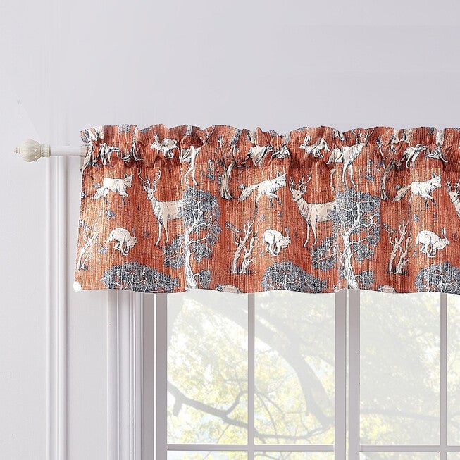 Menagerie Saffron Window Valance, SAFFRON, hi-res image number null