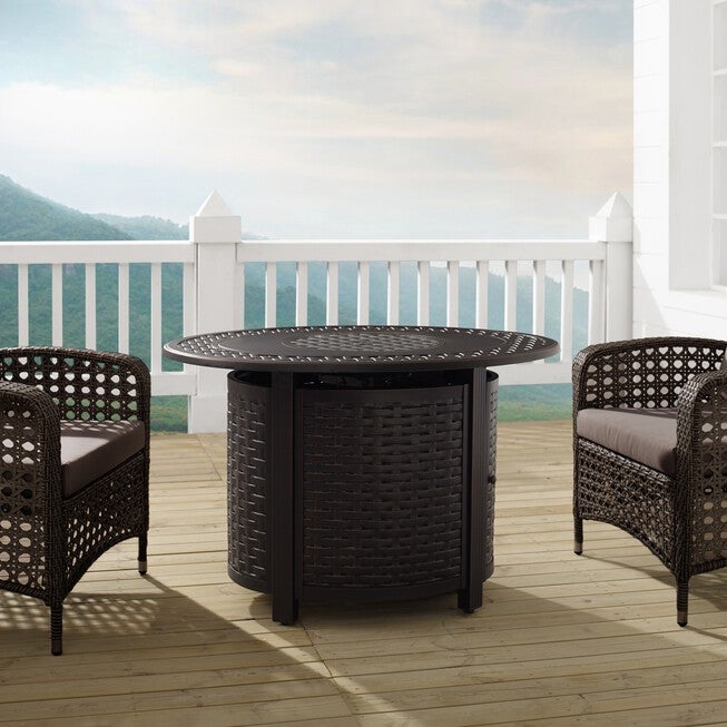 Davis Aluminum Oval LPG/NG Fire Pit, , alternate image number 3