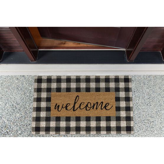 Checkers Welcome Doormat, , on-hover image number null