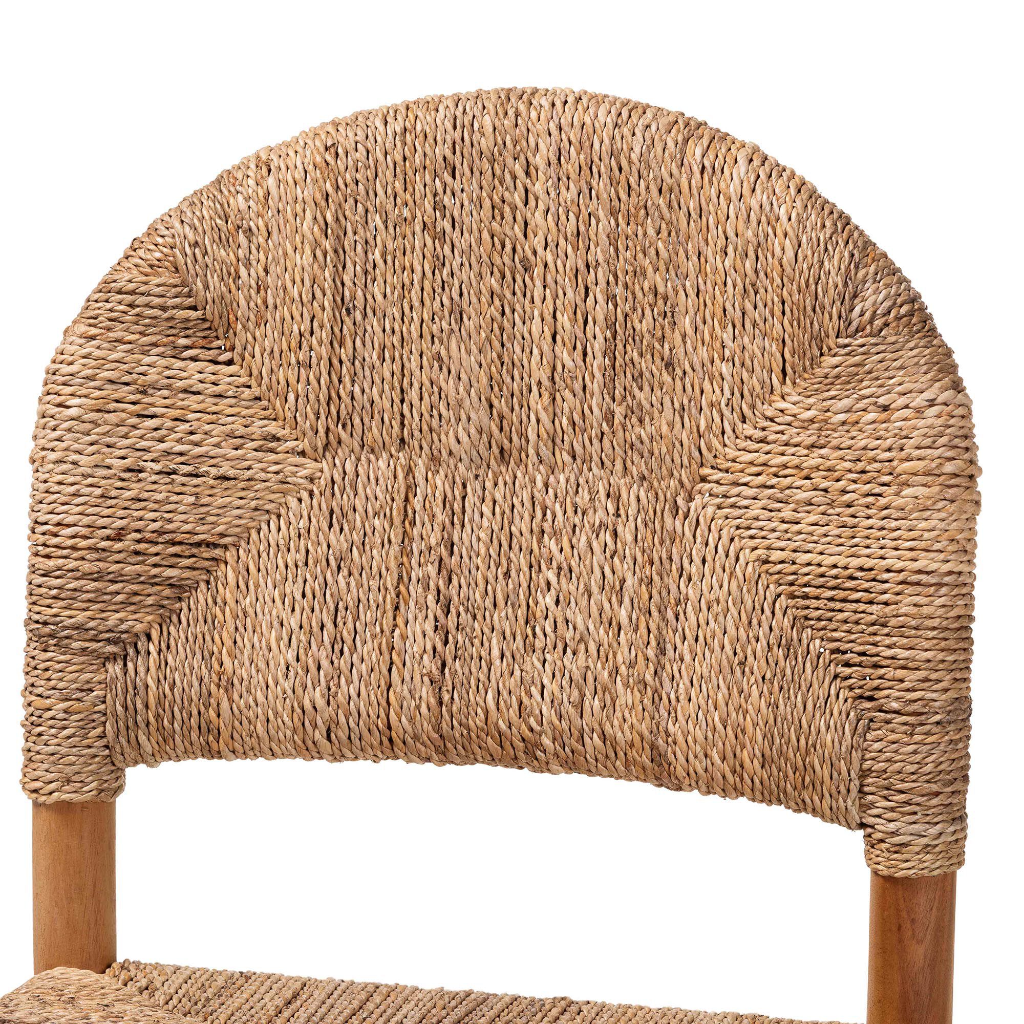 Cavo Handwoven Seagrass Dining Chair, HONEY, alternate image number 5