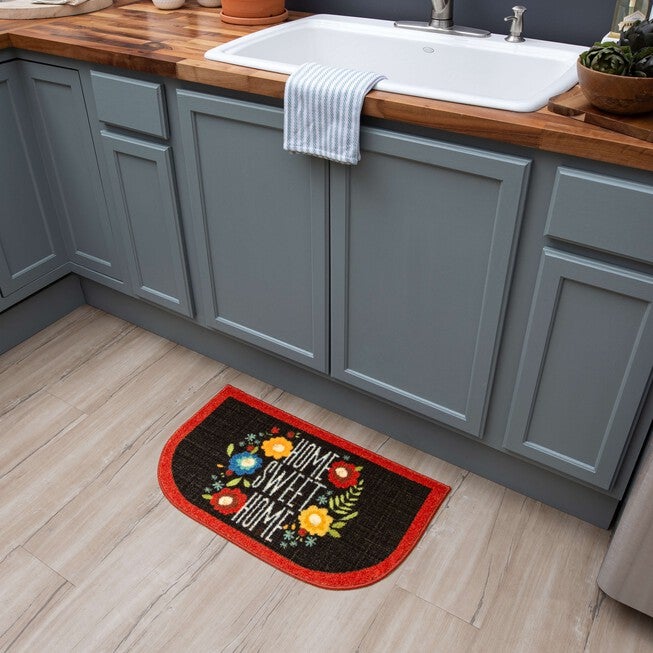 Home Sweet Flowers Kitchen Rug, , alternate image number 6