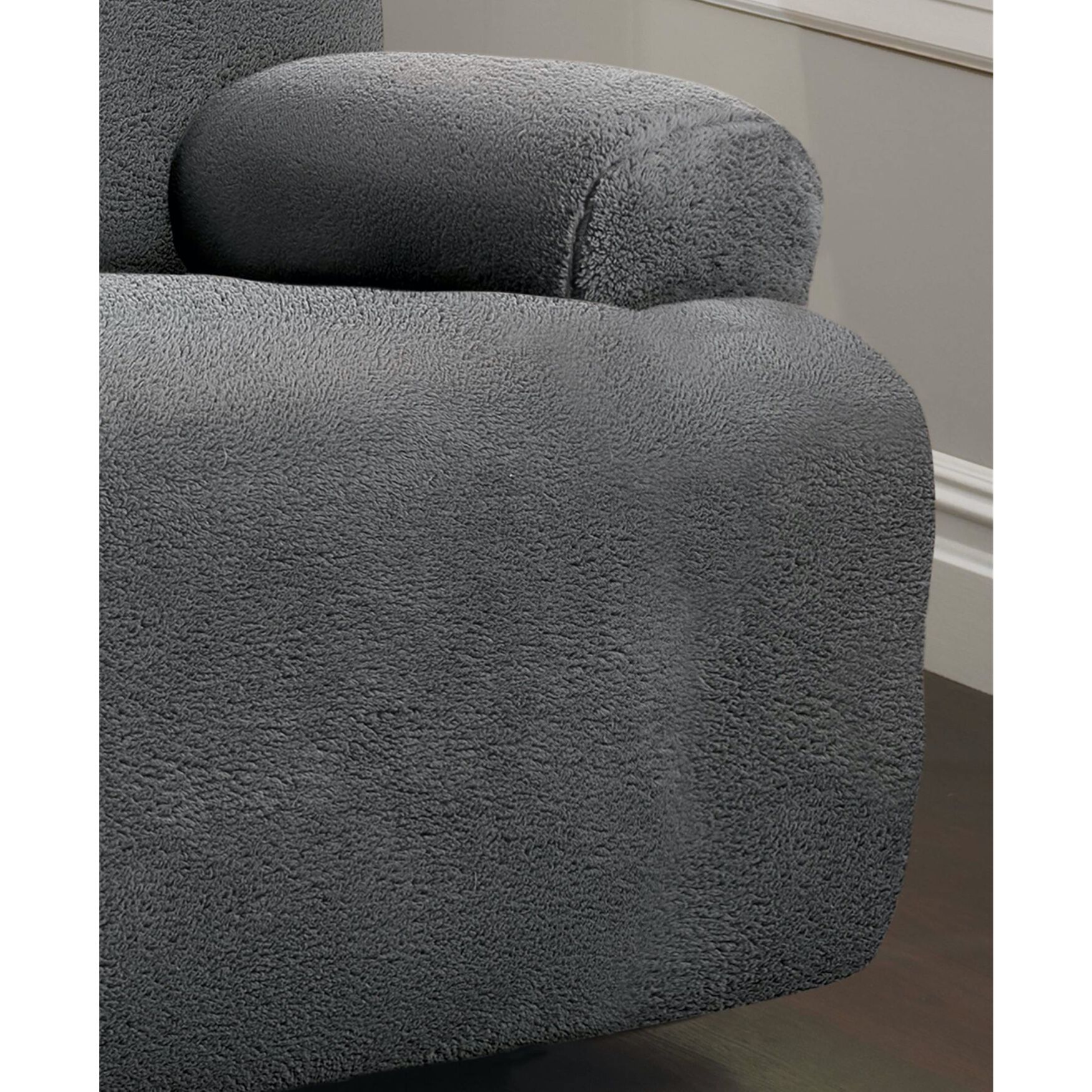 Stretch Sherpa Jumbo Recliner Cover, , on-hover image number 1