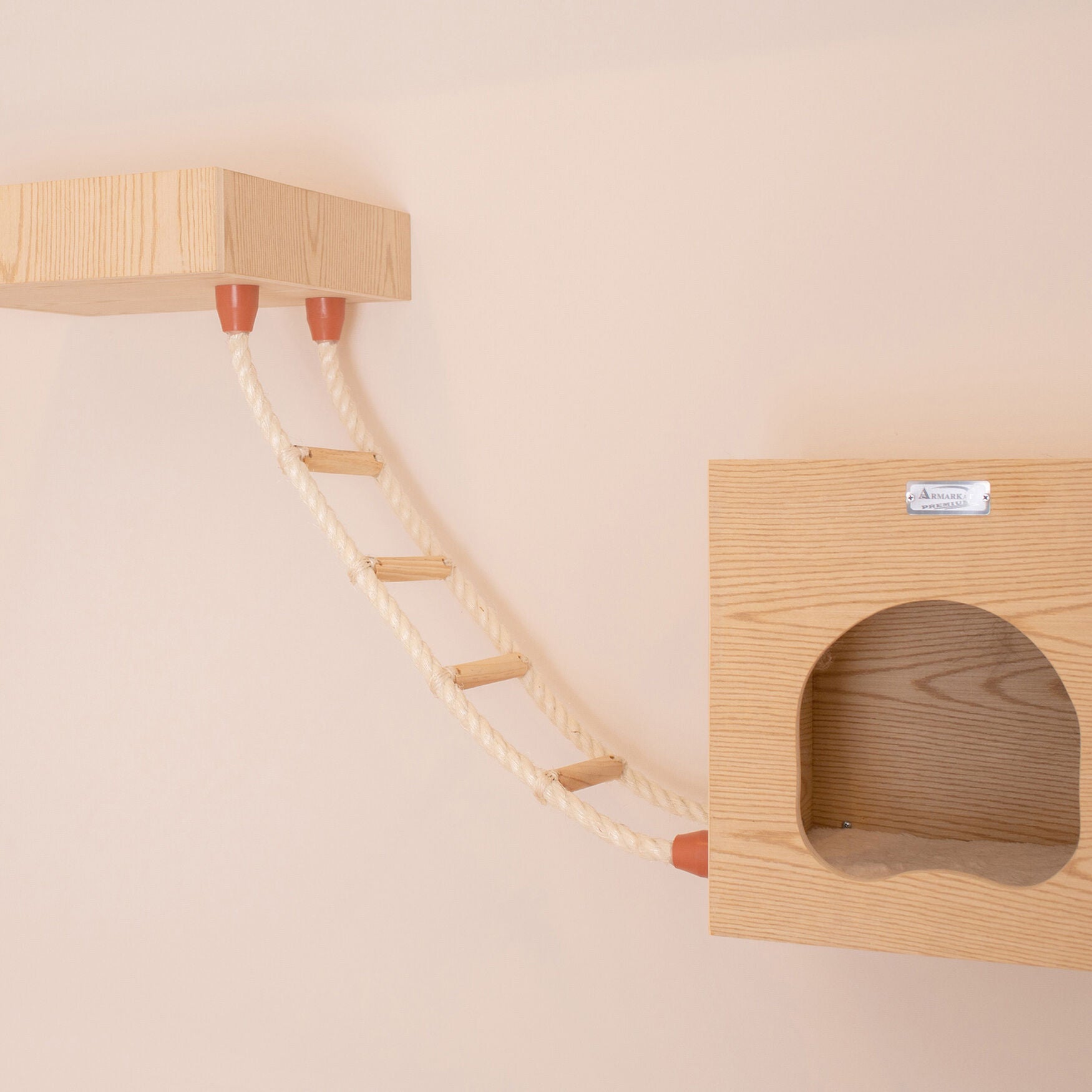 Real Wood Wall Series: Cat Soft Ladder, , alternate image number 3