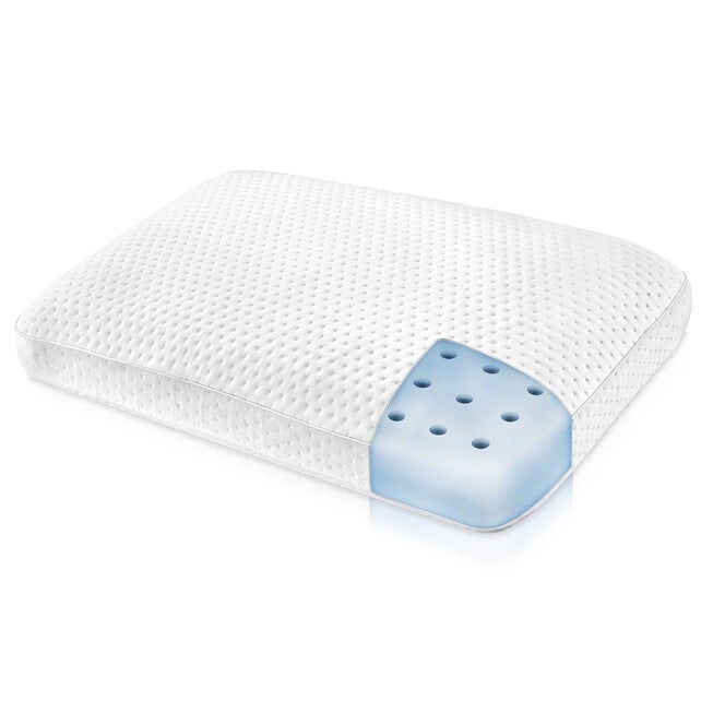 SensorPEDIC Luxury Extraordinaire Gusseted Memory Foam Pillow, , alternate image number null