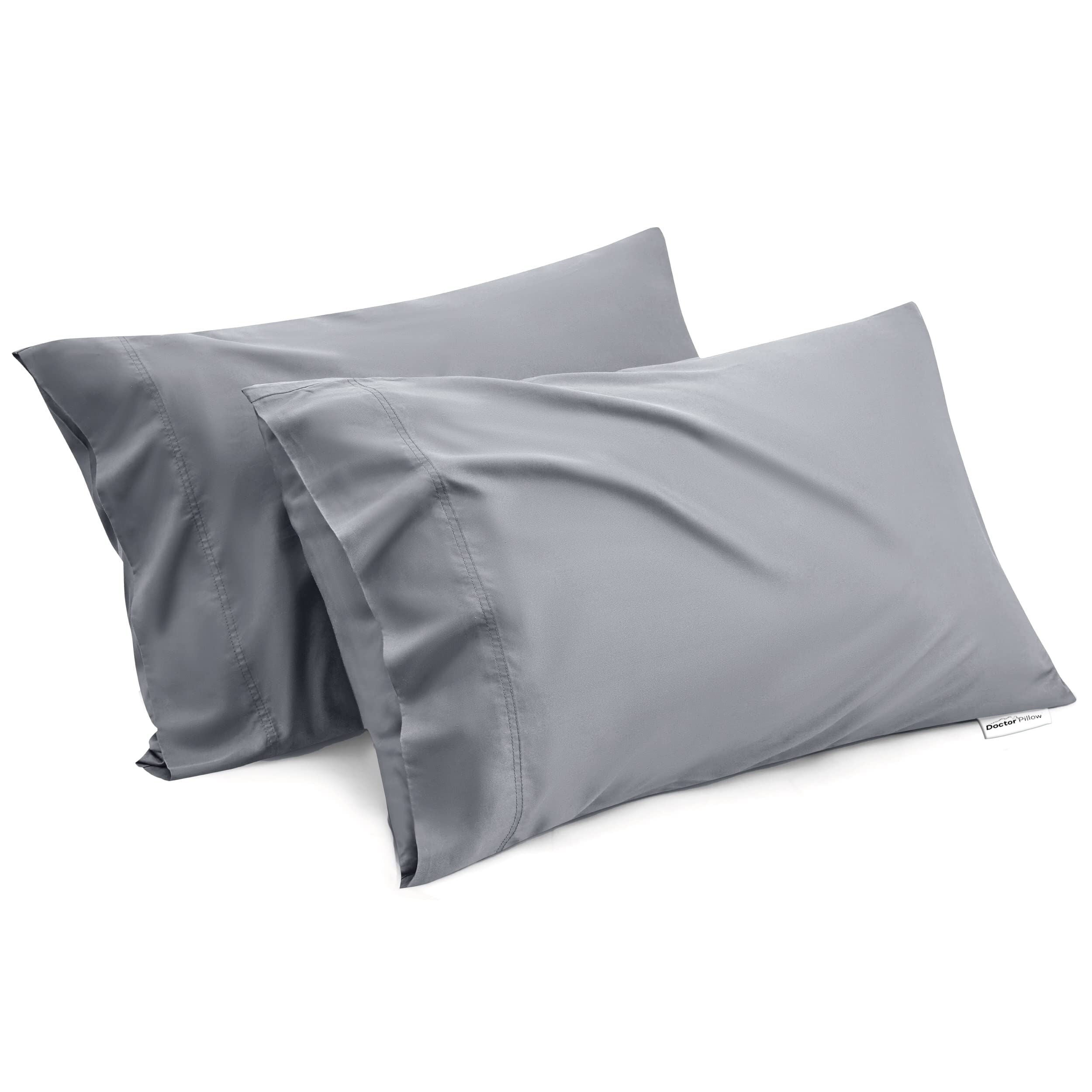 Doctor Pillow Royal CSBY Pillowcase -Set of 2 Grey, GREY, hi-res image number 0