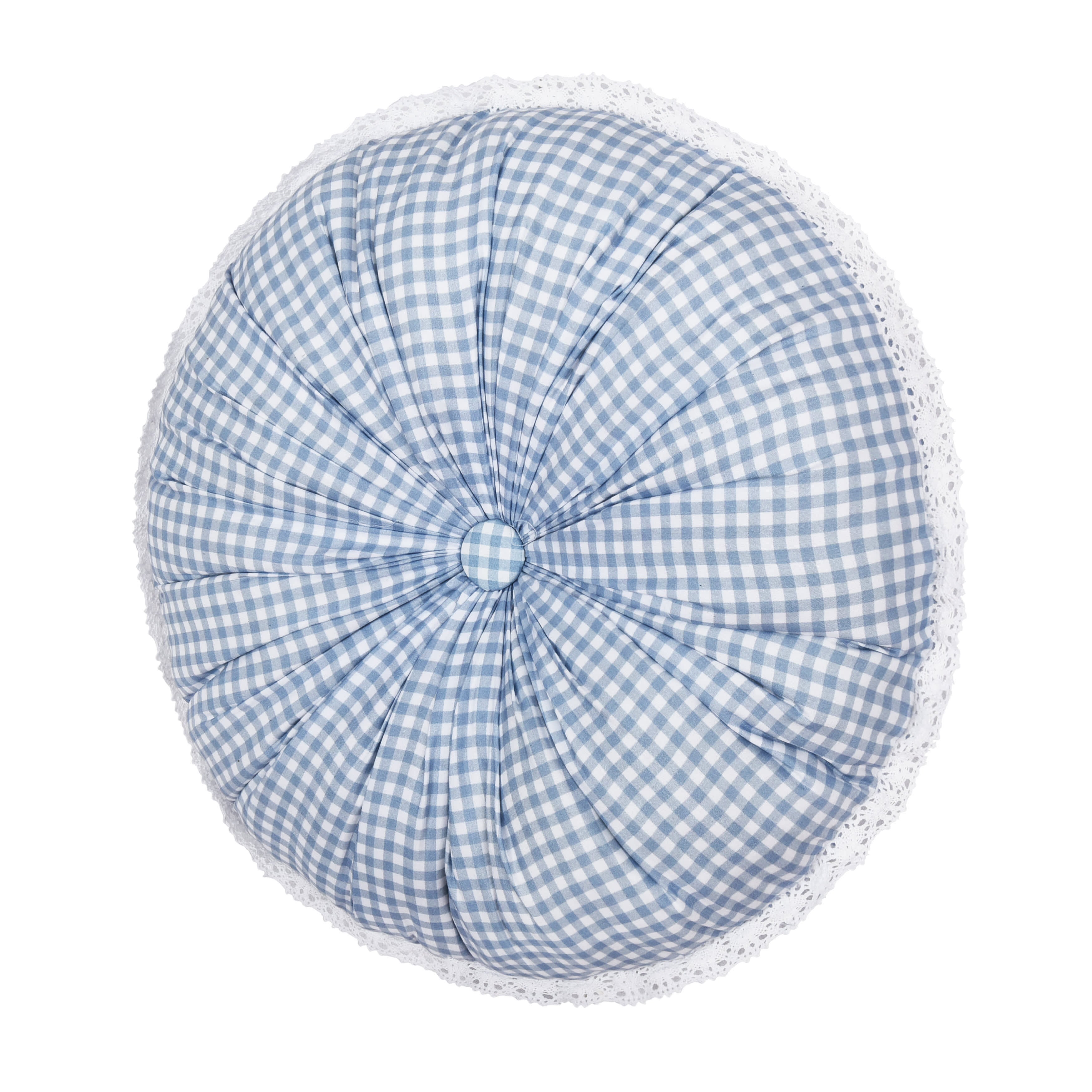 Kourtney Round Decorative Throw Pillow, BLUE, hi-res image number 0
