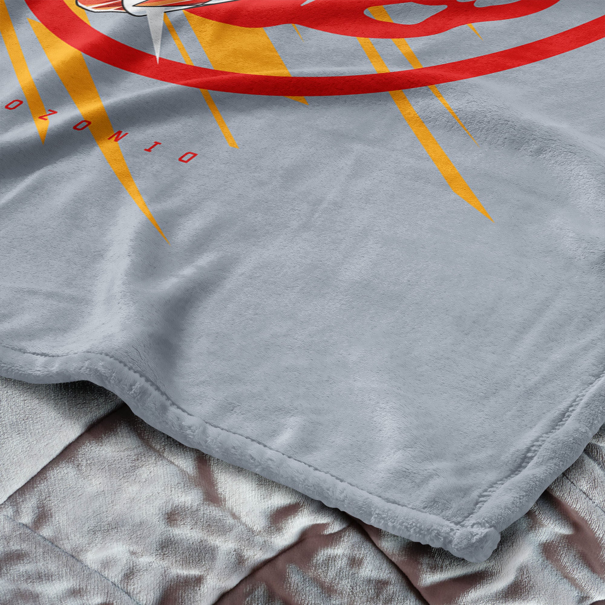 Hasbro Power Rangers Red Ranger Silk Touch Throw Blanket 50X60 Inches, GRAY, alternate image number 4