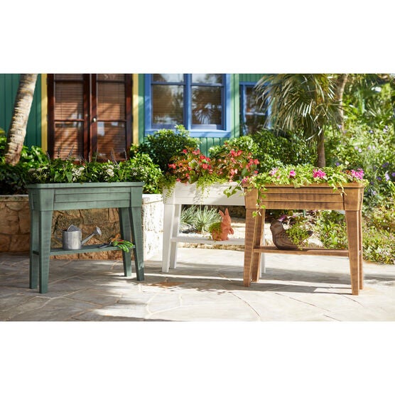 36"W Raised Planter, BRONZE, hi-res image number null
