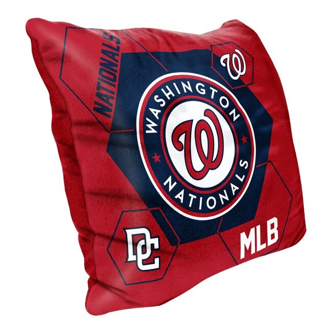 Nationals Velvet Reverse Pillow, MULTI, hi-res image number 0