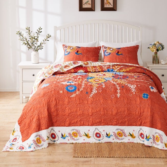 Topanga Cotton-Rich Bedspread Set, , on-hover image number null