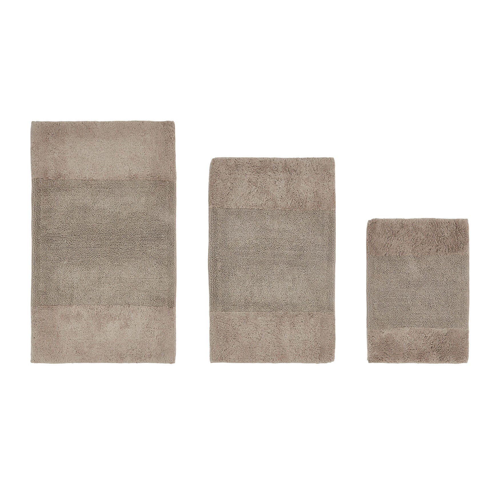Granada Collection 100% Cotton 3 Piece (17 inches X 24 inches | 21 inches X 34 inches | 24 inches X 40 inches) Bath Rug Set, SAND, hi-res image number 0